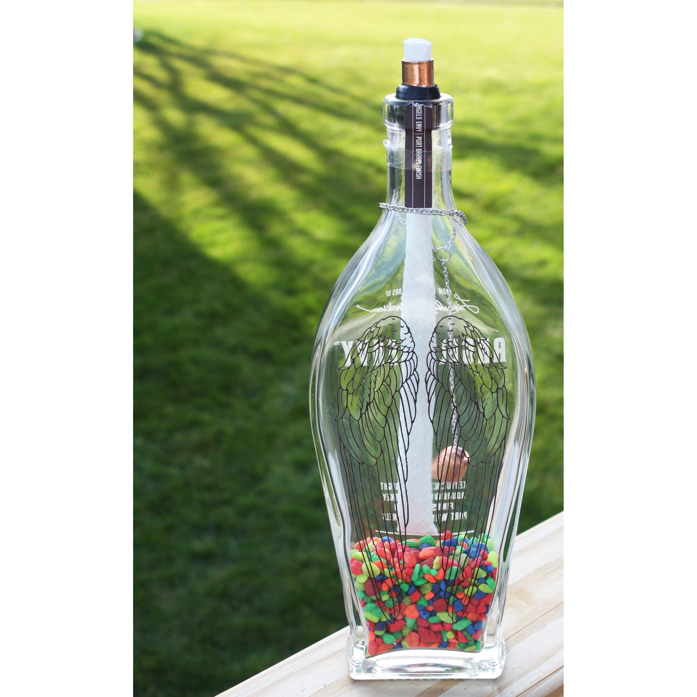 Angel's Envy Bourbon Patio Torch (Rainbow) | Timbercrest Cigarworks